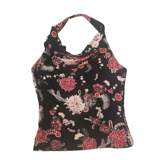 Vintage A.Byer Floral Halter Top - Picture 5 of 8